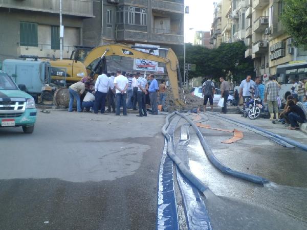 الماية مقطوعة في اسكندرية 2012